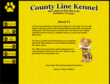 Tablet Screenshot of countylinekennel.com